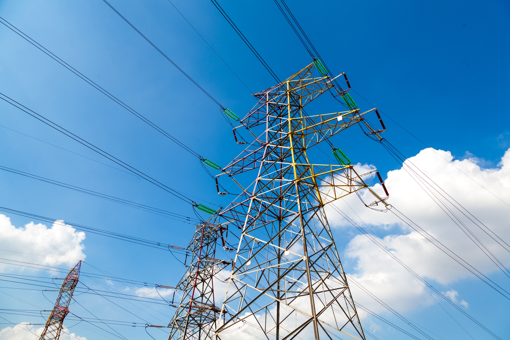 high voltage post.High-voltage tower