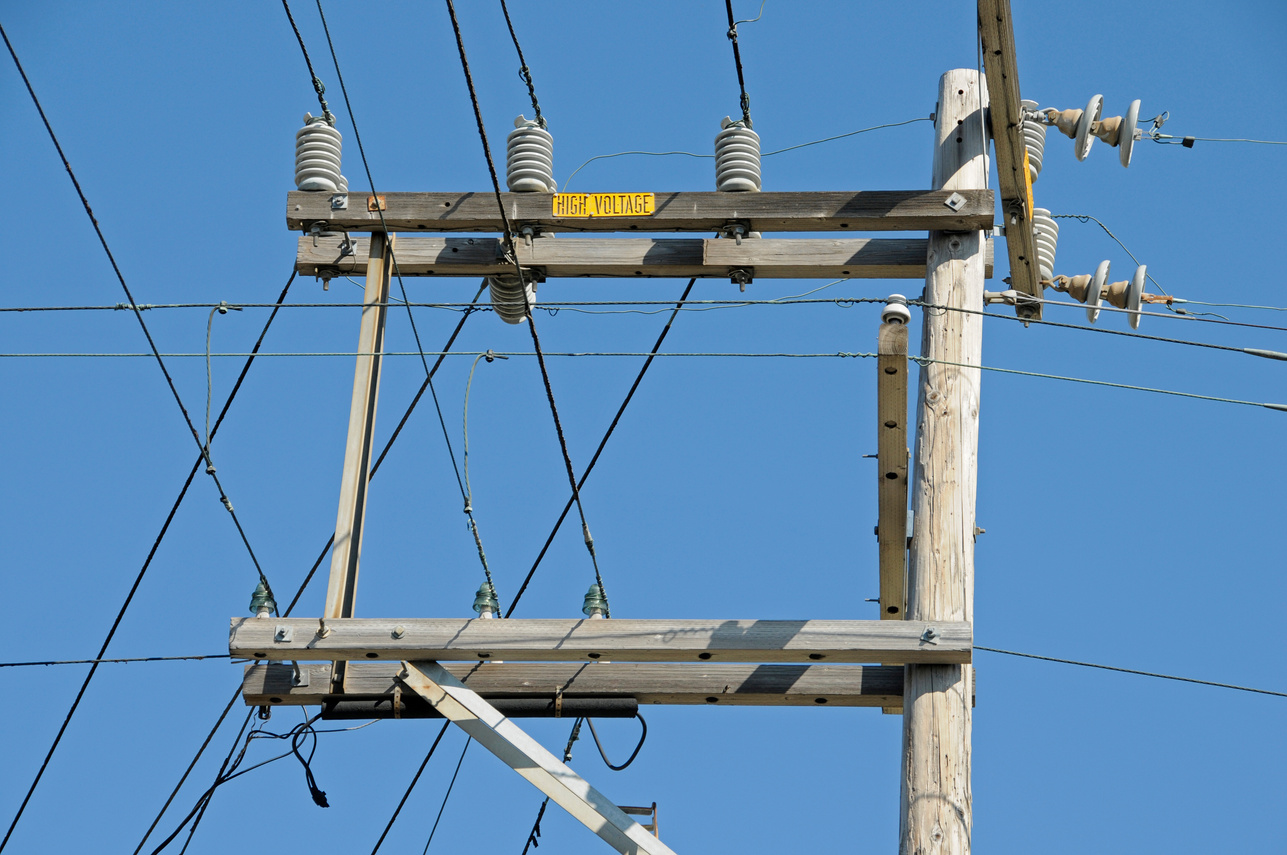 High voltage lines